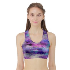 1 111111111artcubes Sports Bra With Border