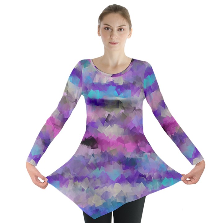 1 111111111artcubes Long Sleeve Tunic 