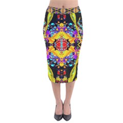 Raa Unconditional Love Velvet Midi Pencil Skirt by AlmightyPsyche