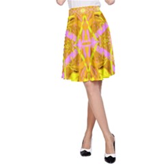 Yellow Brick Road A-line Skirt by AlmightyPsyche