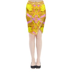 Yellow Brick Road Midi Wrap Pencil Skirt by AlmightyPsyche