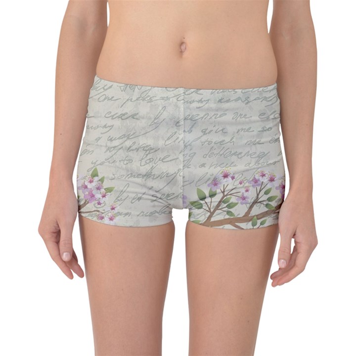 Cherry blossom Boyleg Bikini Bottoms