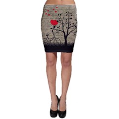 Love Letter Bodycon Skirt by Valentinaart