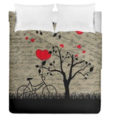 Love Letter Duvet Cover Double Side (queen Size)