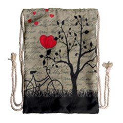 Love Letter Drawstring Bag (large) by Valentinaart