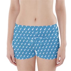 Air Pattern Boyleg Bikini Wrap Bottoms