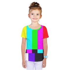 Color Bars & Tones Kids  One Piece Tee