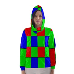 Bayer Pattern Hooded Wind Breaker (women)