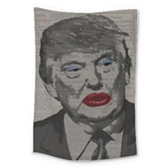 Transgender President    Large Tapestry by Valentinaart