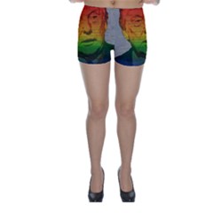 Rainbow Trump  Skinny Shorts by Valentinaart