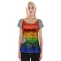 Rainbow Trump  Women s Cap Sleeve Top View1