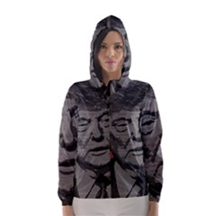 Trump Hooded Wind Breaker (women) by Valentinaart