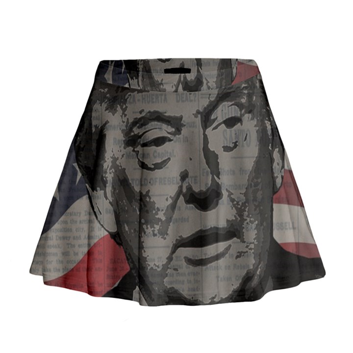 Trump Mini Flare Skirt