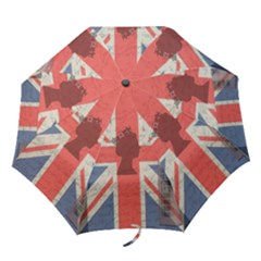 Vintage London Folding Umbrellas by Valentinaart