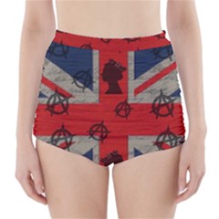 United Kingdom  High-waisted Bikini Bottoms by Valentinaart