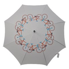 Bicycle Sports Drawing Minimalism Hook Handle Umbrellas (small)