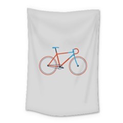 Bicycle Sports Drawing Minimalism Small Tapestry