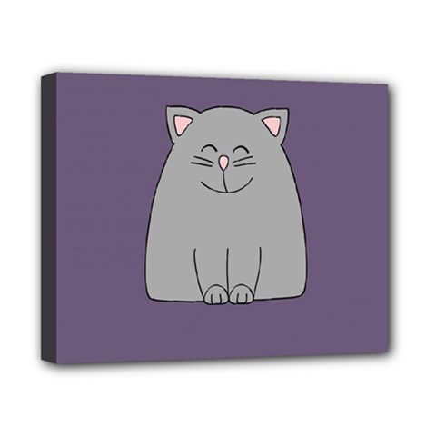 Cat Minimalism Art Vector Canvas 10  X 8  by Simbadda