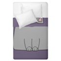 Cat Minimalism Art Vector Duvet Cover Double Side (Single Size) View2