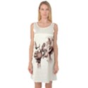 Zombie Apple Bite Minimalism Sleeveless Satin Nightdress View1