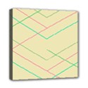 Abstract Yellow Geometric Line Pattern Mini Canvas 8  x 8  View1