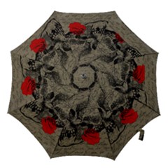 Skull And Rose  Hook Handle Umbrellas (medium)