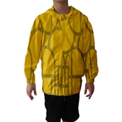 The Michigan Pattern Yellow Hooded Wind Breaker (kids)