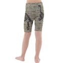 Dinosaur skeleton Kids  Mid Length Swim Shorts View2