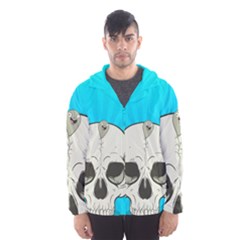 Skull Ball Line Schedule Hooded Wind Breaker (men) by Simbadda