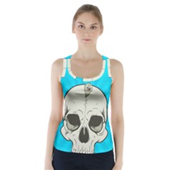 Skull Ball Line Schedule Racer Back Sports Top by Simbadda