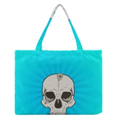 Skull Ball Line Schedule Medium Zipper Tote Bag