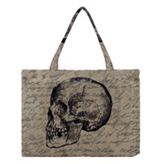 Skull Medium Tote Bag by Valentinaart