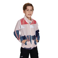 Digital Slon Parashyut Vektor Wind Breaker (kids) by Simbadda