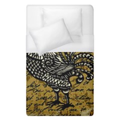 Vintage Rooster  Duvet Cover (single Size) by Valentinaart