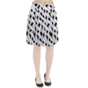 Black And White Pattern Pleated Skirt View1