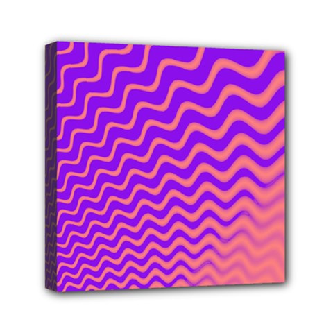 Pink And Purple Mini Canvas 6  X 6 