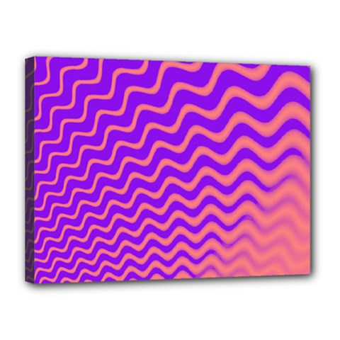 Pink And Purple Canvas 16  X 12  by Simbadda