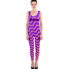 Pink And Purple Onepiece Catsuit by Simbadda