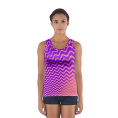 Pink And Purple Women s Sport Tank Top 