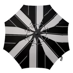 Texture Cats Black White Hook Handle Umbrellas (large) by Simbadda