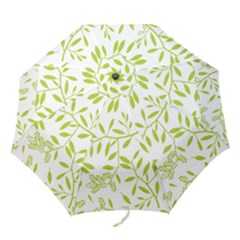 Leaves Pattern Seamless Folding Umbrellas