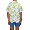 Leaves Pattern Seamless Kids  Short Sleeve Swimwear View2