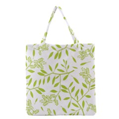 Leaves Pattern Seamless Grocery Tote Bag