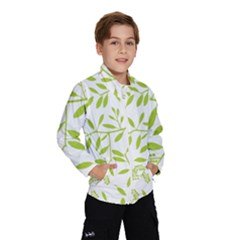 Leaves Pattern Seamless Wind Breaker (kids)