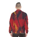 Surface Line Pattern Red Wind Breaker (Men) View2