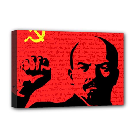 Lenin  Deluxe Canvas 18  x 12  