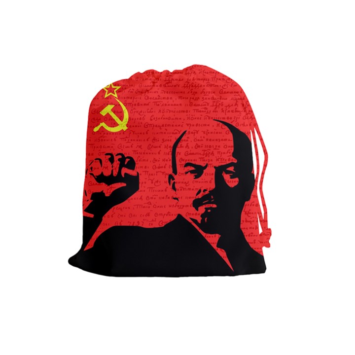 Lenin  Drawstring Pouches (Large) 