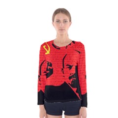 Lenin  Women s Long Sleeve Tee