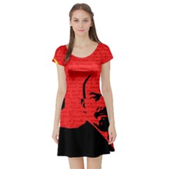 Lenin  Short Sleeve Skater Dress