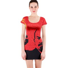 Lenin  Short Sleeve Bodycon Dress